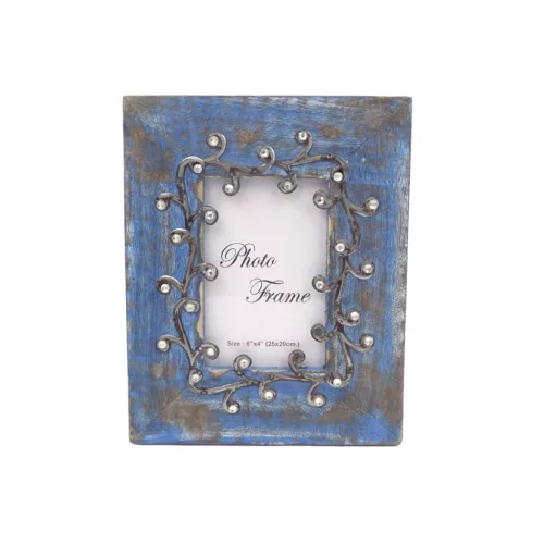 Ramă foto Giftdeco, pentru fotografie 15 x 10cm, lemn de mango și metal, 15 x 10cm Giftdeco 5902067222010 imagine 6
