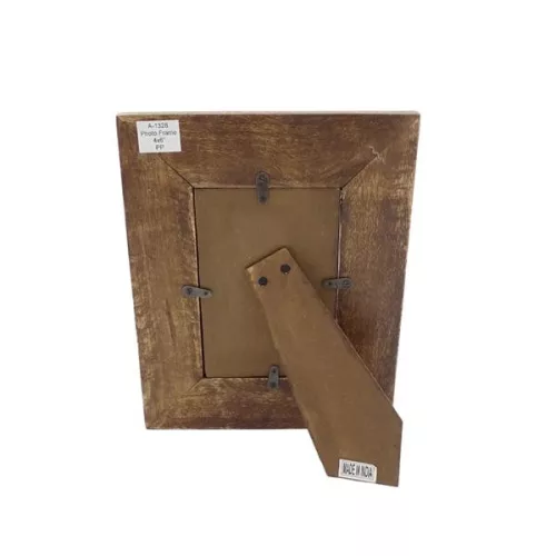 Ramă foto Giftdeco A-1328, pentru fotografie 10 x 15cm, lemn de mango și metal, 10 x 15cm Giftdeco 5902067222058 imagine 4