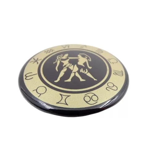 Magnet zodiacal Giftdeco, metal, diametru 6 cm Giftdeco 5902067222362 imagine 4