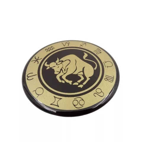 Magnet zodiacal Giftdeco, metal, diametru 6 cm Giftdeco 5902067222379 imagine 3
