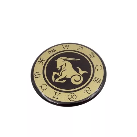 Magnet zodiacal Giftdeco, metal, diametru 6 cm Giftdeco 5902067222393 imagine 3