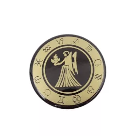 Magnet zodiacal Giftdeco, metal, diametru 6 cm Giftdeco 5902067222430 imagine 2
