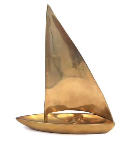 Machetă navala Giftdeco N-3045, aluminiu, 39 x 30 cm, stil nautic, minimalist, modern Giftdeco 5902067223222 imagine 4