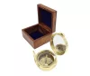 Busolă Giftdeco CB5, alamă și lemn, 7,5 x 7 x 3,5 cm Giftdeco 5902067223406 imagine 2