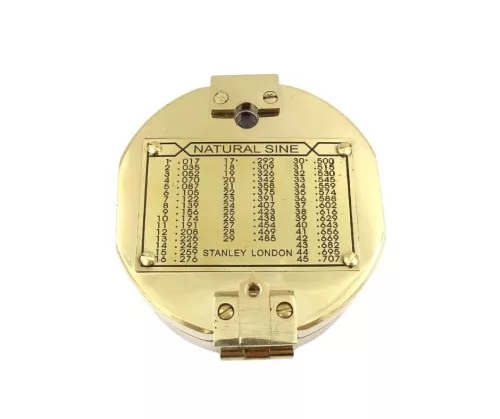 Busolă Giftdeco CB5, alamă și lemn, 7,5 x 7 x 3,5 cm Giftdeco 5902067223406 imagine 6