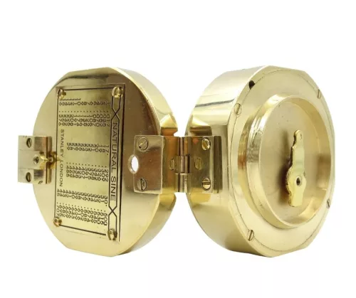 Busolă Giftdeco CB5, alamă și lemn, 7,5 x 7 x 3,5 cm Giftdeco 5902067223406 imagine 10