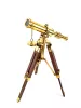Obiect decorativ Giftdeco T05, alamă, sticlă și lemn, înălțime 40 cm, diametru 2,5 cm, stil nautic, clasic Giftdeco 5902067223468 imagine 2