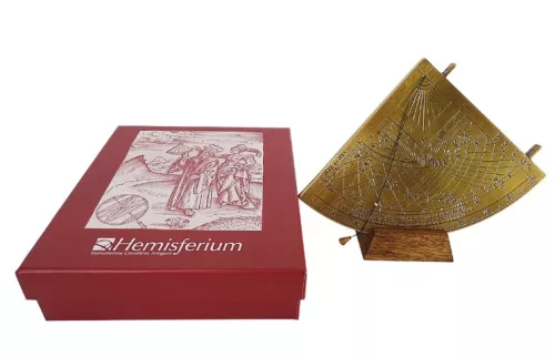 Instrument astronomic decorativ Hemisferium H39, alamă, înălțime 17 cm, lățime 15 cm