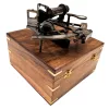 Sextant nautic din alama cu design vintage