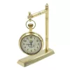 Ceas decorativ Giftdeco NC2126, alamă și sticlă, înălțime 12 cm, lățime 9,5 cm, stil retro, nautic Giftdeco 5902067224342 imagine 2