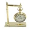 Ceas decorativ Giftdeco NC2126, alamă și sticlă, înălțime 12 cm, lățime 9,5 cm, stil retro, nautic Giftdeco 5902067224342 imagine 3