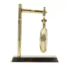Ceas decorativ Giftdeco NC2126, alamă și sticlă, înălțime 12 cm, lățime 9,5 cm, stil retro, nautic Giftdeco 5902067224342 imagine 5