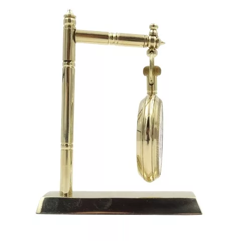 Ceas decorativ Giftdeco NC2126, alamă și sticlă, înălțime 12 cm, lățime 9,5 cm, stil retro, nautic Giftdeco 5902067224342 imagine 5