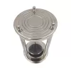 Clepsidră Giftdeco NC3011, aluminiu și sticlă, 10,15 x 10,15 x 20,25 cm, stil industrial, modern
