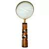 Lupă Giftdeco NC2356, alamă, sticlă și corn, lungime 18,5 cm, diametru 7,5 cm Giftdeco 5902067224564 imagine 4