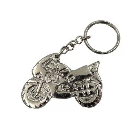 Breloc metalic motocicleta lungime 9,5 cm