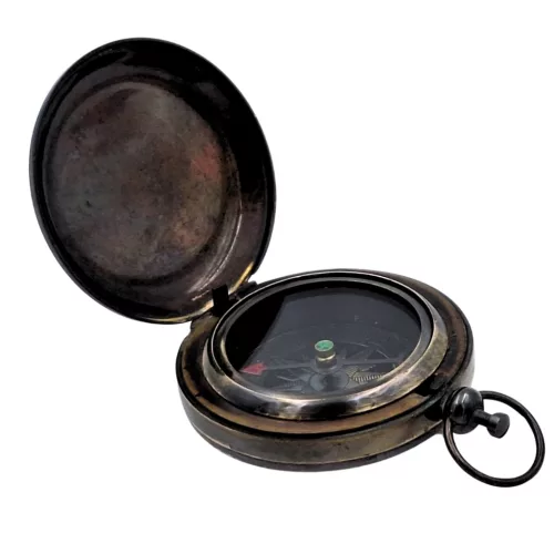 Busolă Giftdeco NC2884, alamă și sticlă, 6 x 5 x 1,75 cm Giftdeco 5902067224823 imagine 4