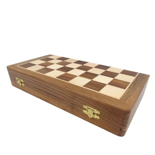 Set sah Giftdeco G114, lemn de trandafir și alamă, înălțime 7,5 cm, stil clasic Giftdeco 5902067224960 imagine 3