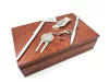 Accesoriu de birou Giftdeco G082, metal și lemn, 22,6 x 14,5 x 6 cm Giftdeco 5902067225233 imagine 3