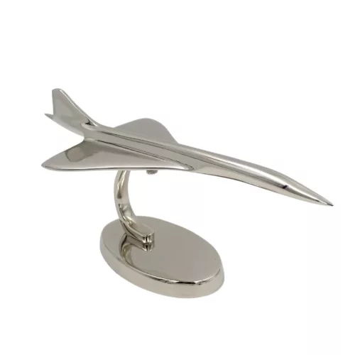Machetă avion Giftdeco, aluminiu și metal, 31 x 12 x 13 cm, stil minimalist, modern Giftdeco 5902067225639 imagine 4
