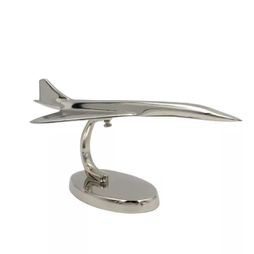 Machetă avion Giftdeco, aluminiu și metal, 31 x 12 x 13 cm, stil minimalist, modern Giftdeco 5902067225639 imagine 5