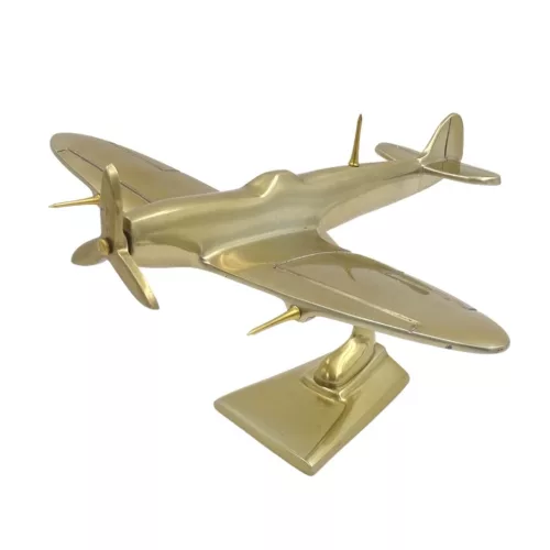 Machetă avion Giftdeco, aluminiu, 25 x 21 x 14 cm Giftdeco 5902067225653 imagine 3