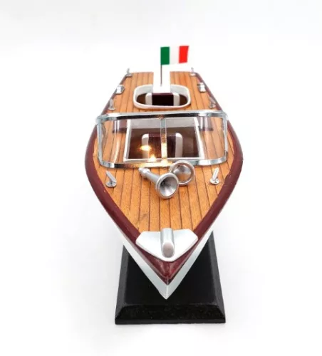 Machetă navală Giftdeco REE, model din lemn pentru decor interior – imagine 5