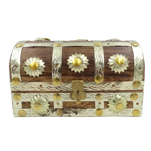 Casetă decorativa Giftdeco SE14, metal și lemn, 16 x 9,5 x 10cm Giftdeco 5902067226049 imagine 3