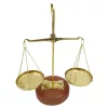 Balanță decorativa Giftdeco WSB8, alamă și lemn, stil vintage Giftdeco 5902067226292 imagine 2