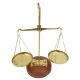 Balanță decorativa Giftdeco WSB8, alamă și lemn, stil vintage Giftdeco 5902067226292 imagine 2
