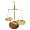 Balanță decorativa Giftdeco WSB8, alamă și lemn, stil vintage Giftdeco 5902067226292 imagine 4