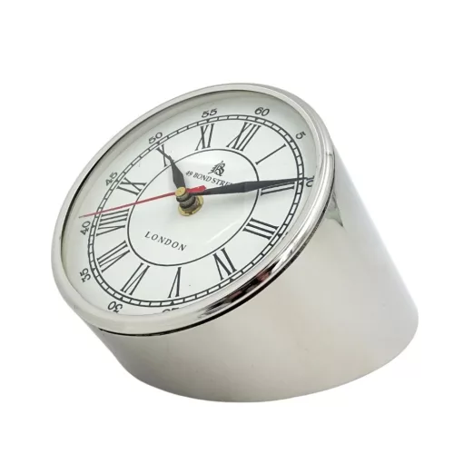 Ceas de birou Giftdeco CLK-0212, metal și lemn, imagine 4