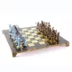 Set sah Manopoulos S10BBRO, alamă și lemn, înălțime 9,7 cm