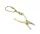 Breloc Giftdeco KRT26, alamă, lungime 12 cm Giftdeco 5902067227480 imagine 2