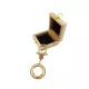 Breloc Giftdeco BN-2158, alamă și cupru, lungime 11 cm, diametru 4,5 cm Giftdeco 5902067227619 imagine 2