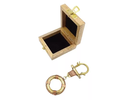 Breloc Giftdeco BN-2158, alamă și cupru, lungime 11 cm, diametru 4,5 cm Giftdeco 5902067227619 imagine 4