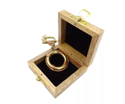 Breloc Giftdeco BN-2158, alamă și cupru, lungime 11 cm, diametru 4,5 cm Giftdeco 5902067227619 imagine 5