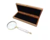 Lupă Giftdeco NC2684, alamă, sticlă, metal și lemn, lungime 20,5 cm, diametru 7,5 cm Giftdeco 5902067228029 imagine 4