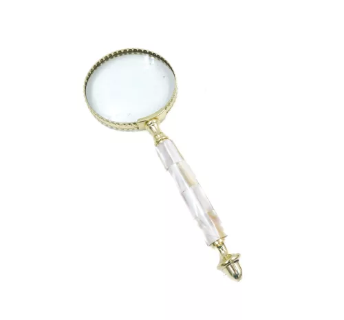 Lupă Giftdeco NC2684, alamă, sticlă, metal și lemn, lungime 20,5 cm, diametru 7,5 cm Giftdeco 5902067228029 imagine 9