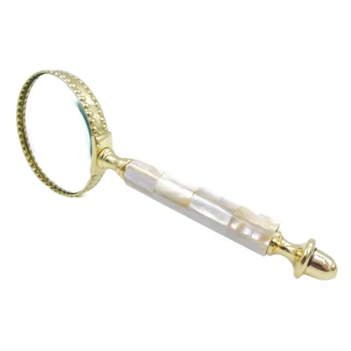 Lupă Giftdeco NC2684, alamă, sticlă, metal și lemn, lungime 20,5 cm, diametru 7,5 cm Giftdeco 5902067228029 imagine 10
