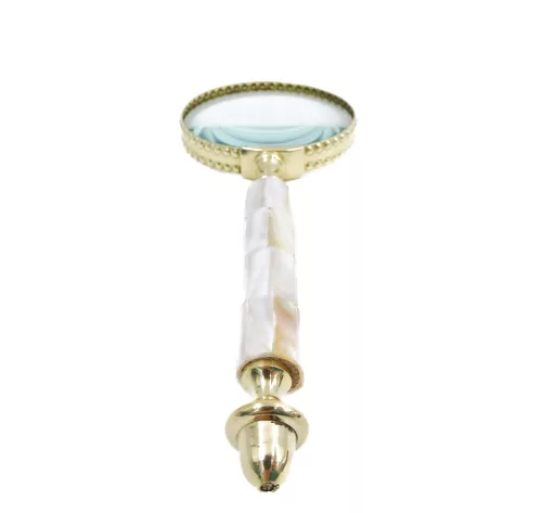 Lupă Giftdeco NC2684, alamă, sticlă, metal și lemn, lungime 20,5 cm, diametru 7,5 cm Giftdeco 5902067228029 imagine 11