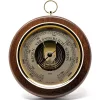 Barometru rotund Fischer 1436R-12, alamă, inox și lemn nuc, diametru 17 cm Fischer 5902067228319 imagine 3