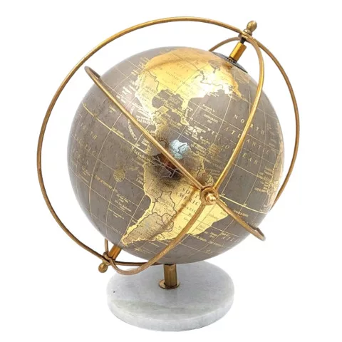 Glob decorativ Giftdeco GLB-127, alamă și plastic, stil industrial, glamour, modern Giftdeco 5902067228654 imagine 3