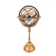 Astrolab sferic din alama aurie 39 cm