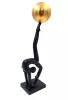 Figurina Yoga decorativa metalica in pozitie