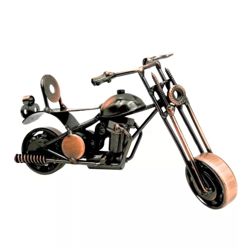 Model chopper in nuante de cupru si antracit