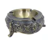 Scrumieră decorativa Giftdeco, metal, înălțime 4 cm, diametru 12 cm, stil retro, clasic Giftdeco 5902067228975 imagine 5