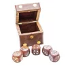 Obiect decorativ Giftdeco G150AZ, alamă, plastic și lemn, 6 x 6 cm Giftdeco 5902067229101 imagine 4