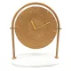Ceas decorativ Giftdeco, metal, 37 x 32 x 15,5cm, stil glamour, modern, clasic