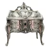 Cutie pentru bijuterii Giftdeco, metal, 9,7 x 10 x 6,7 cm Giftdeco 5902067229330 imagine 2